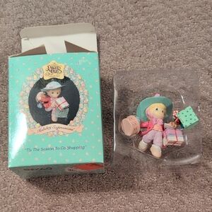 Precious Moments 1994 Holiday Figurine Ornament 550817 EUC VTG